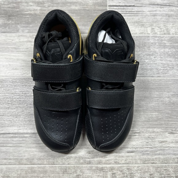 TYR TYRFORCE Elite Carbon Shoes M 6 / W 7.5 Black Gold Weightlifting Worn Once - Picture 4 of 9